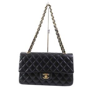 CHANEL A01112 Matelassé 25 Lambskin Shoulder Bag, Random Serial Number, Doubl...